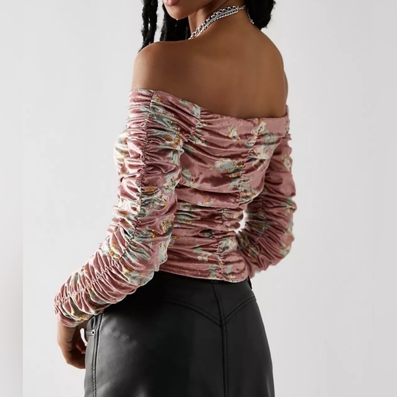 NWOT Free People Reina Off The Shoulder Top Size Large - Picture 4 of 5